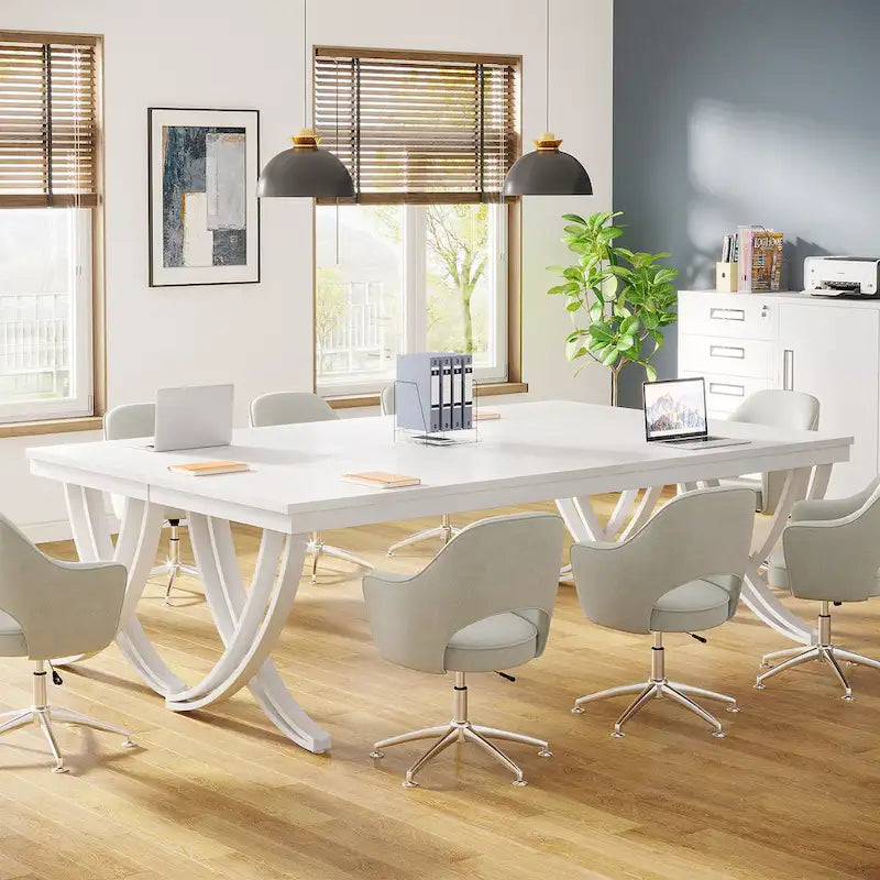 78-Inch Rectangular Conference Table for 6–8 People