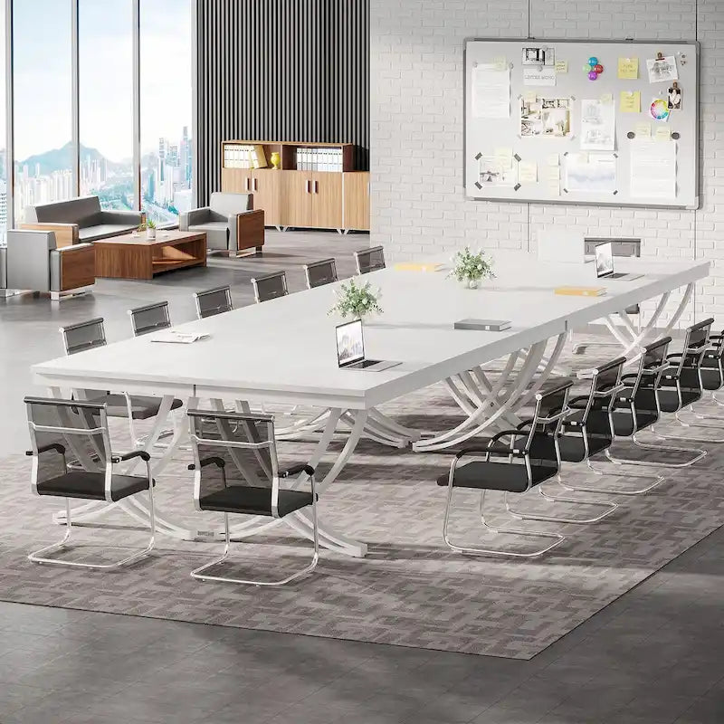78-Inch Rectangular Conference Table for 6–8 People