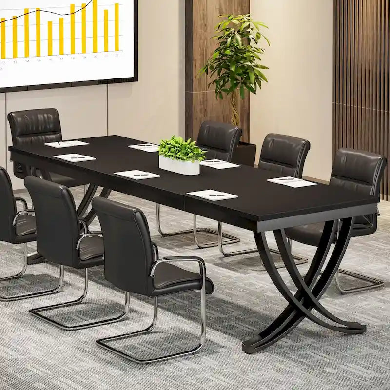 78-Inch Rectangular Conference Table for 6–8 People