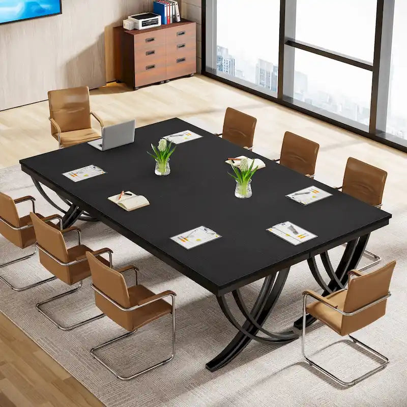 78-Inch Rectangular Conference Table for 6–8 People