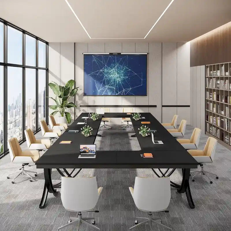 78-Inch Rectangular Conference Table for 6–8 People