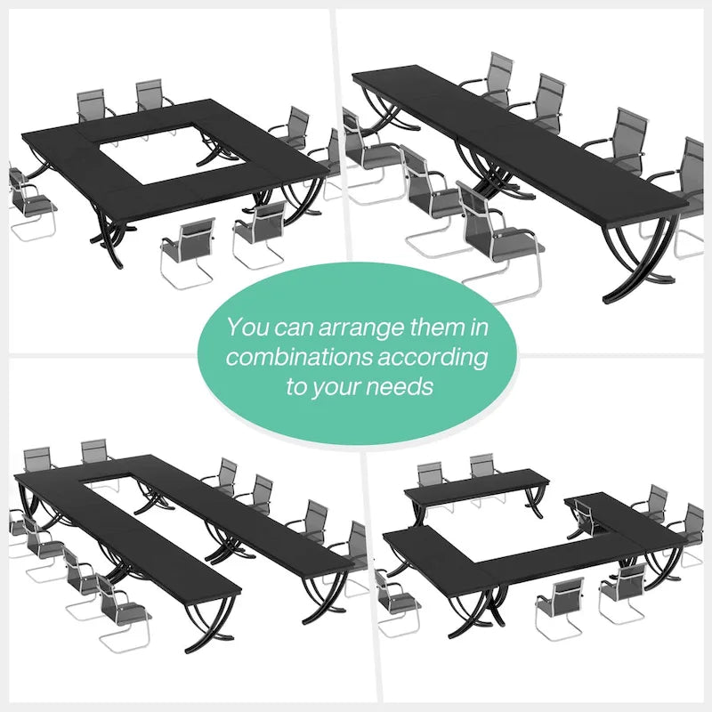 78-Inch Rectangular Conference Table for 6–8 People