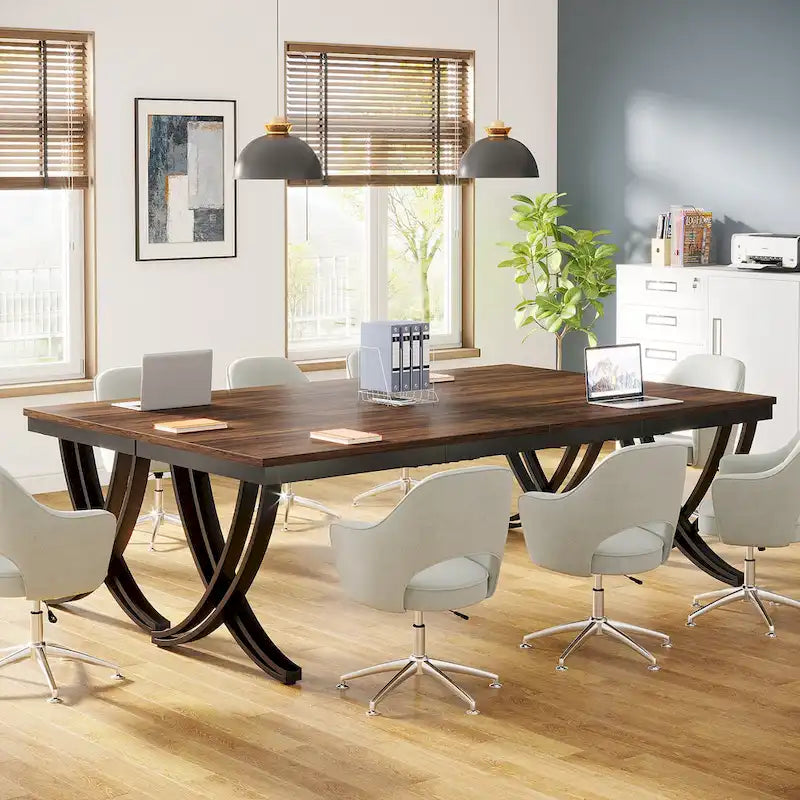 78-Inch Rectangular Conference Table for 6–8 People