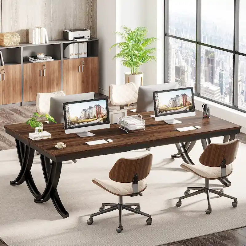 78-Inch Rectangular Conference Table for 6–8 People