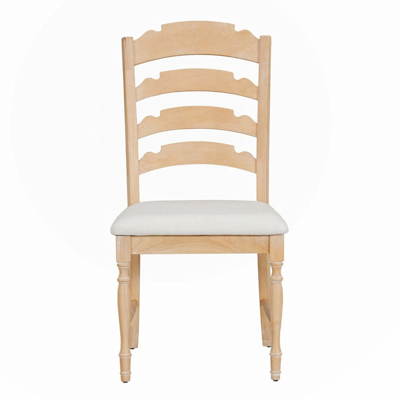 Vintage Upholstered Dining Chairs with Decorative Backs, Set of 4