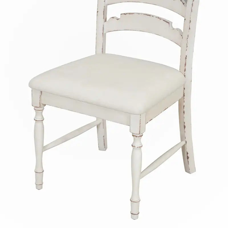 Vintage Upholstered Dining Chairs with Decorative Backs, Set of 4